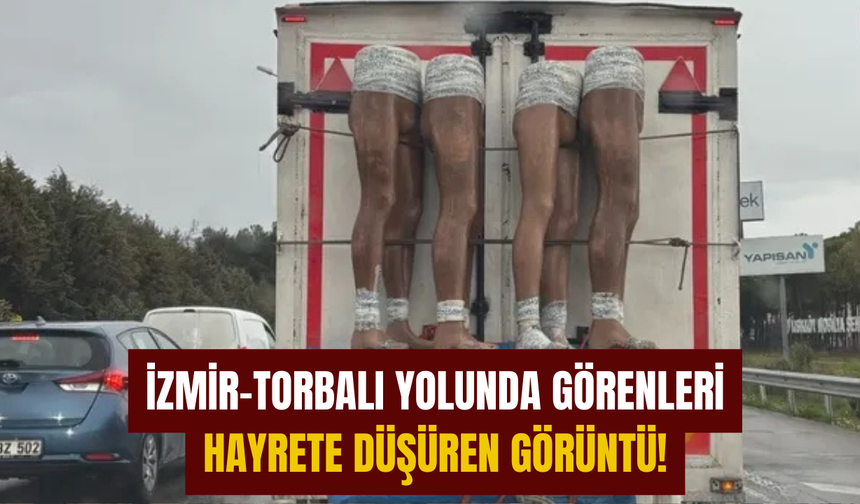 İzmir–Torbalı yolunda görenleri hayrete düşüren görüntü!