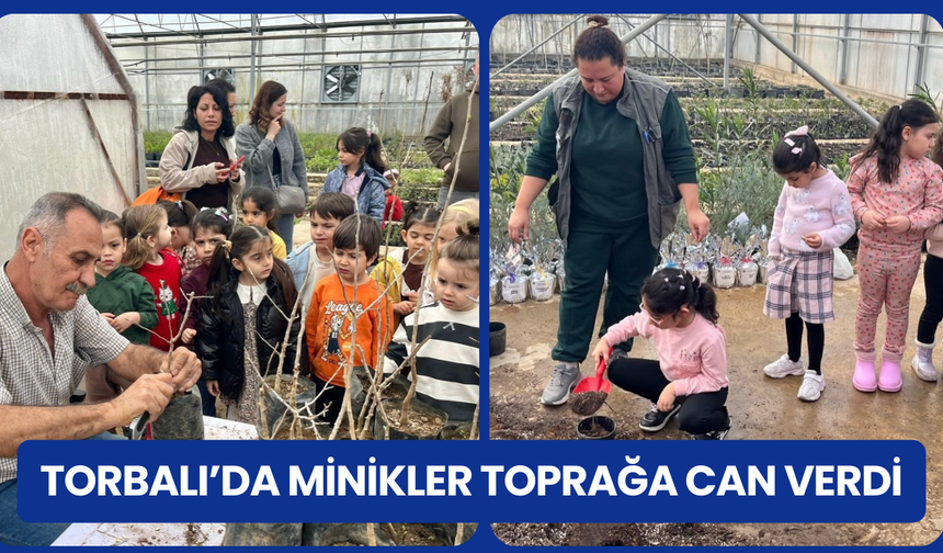 Minik Misafirler Fidanlıkta Doğayla Buluştu