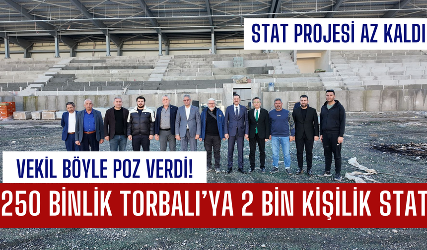 2 bin kişilik tribünü inceledi