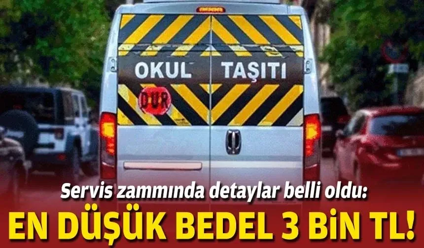 En düşük bedel 3 bin TL!