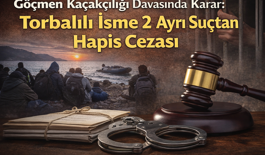 Torbalılı isme göçmen kaçakçılığından hapis cezası