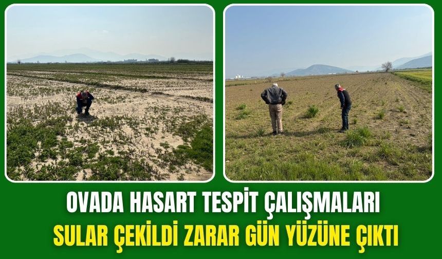 Torbalı Ovası’nda Hasar Tespiti Başladı