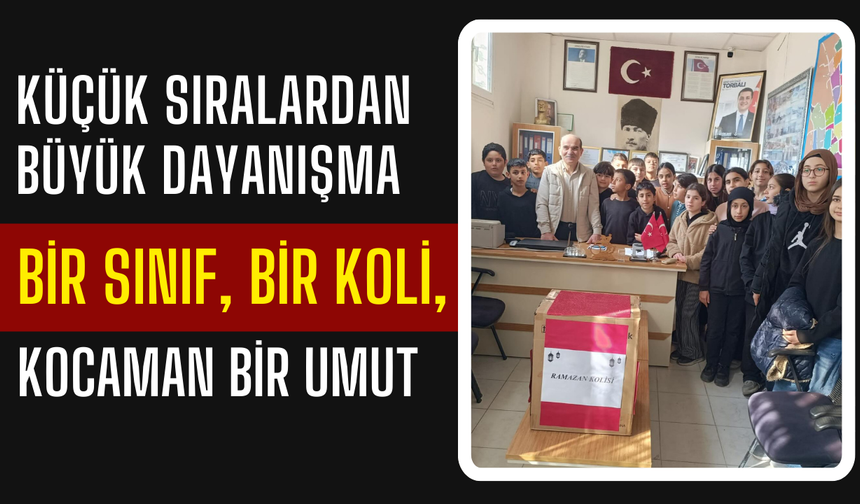 Sıralardan Sokağa Uzanan İyilik