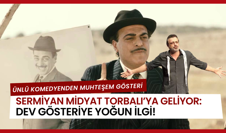 Torbalı BKM’de Büyük Gece: Sermiyan Midyat Sahnede