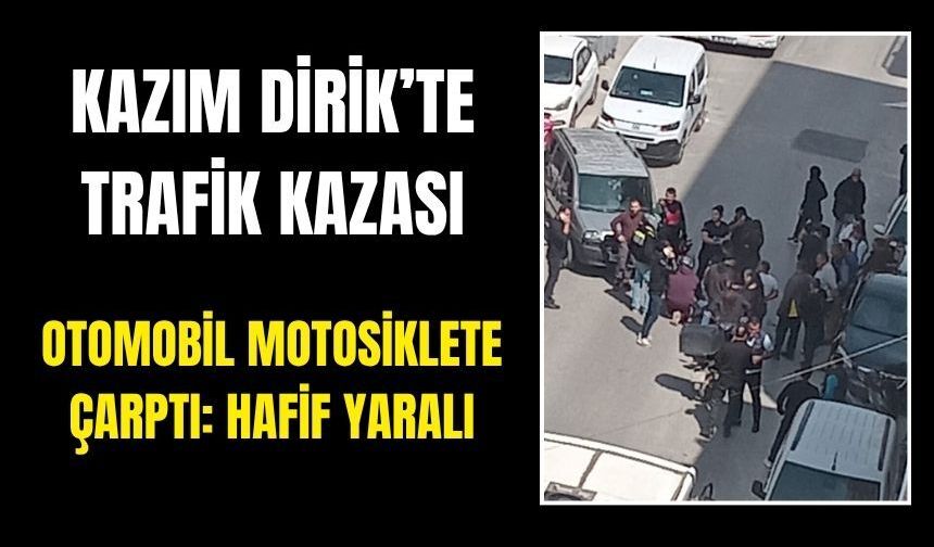 Torbalı’da Korkutan Kaza: Otomobil ile Motosiklet Çarpıştı