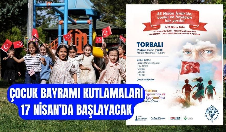 Torbalı’da 23 Nisan Coşkusu