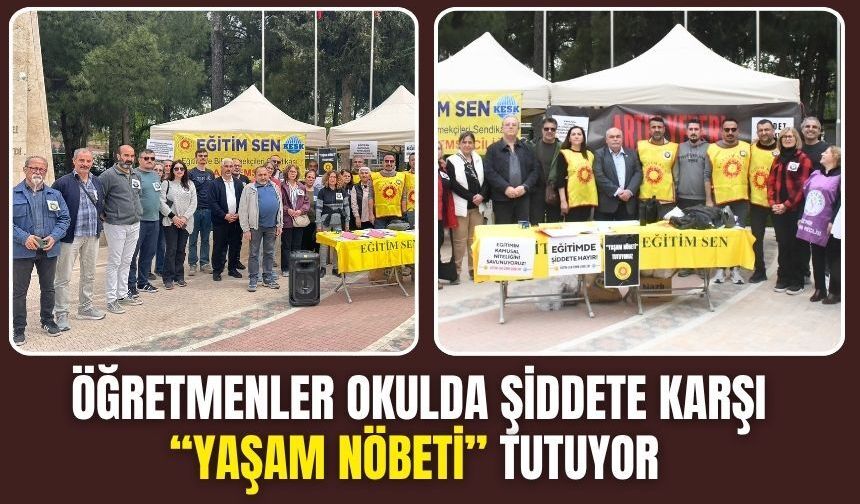 Torbalı’da Öğretmenlerden “Yaşam Nöbeti”