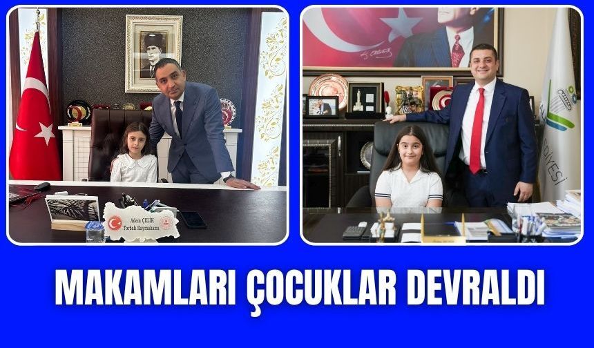 23 Nisan’da Torbalı’da Anlamlı Devir: Makamlar Çocuklara Emanet