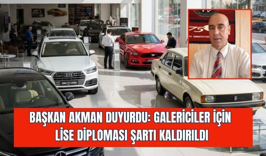 Galerici Esnafına Müjde: Lise Şartı Kaldırıldı