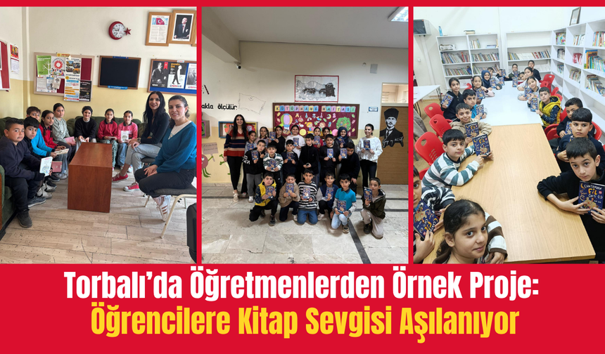 İki Öğretmenden Büyük Başarı: Öğrenciler Kitaplara Koşuyor