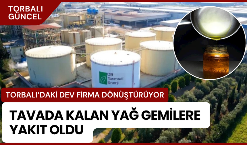 Tavada kalan yağ gemilere yakıt oldu