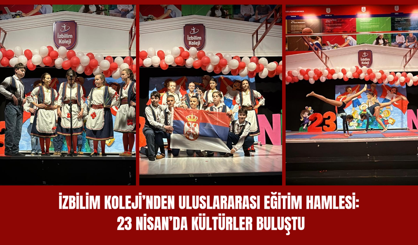 Sırbistanlı öğrencilerden Torbalı'da dev gösteri