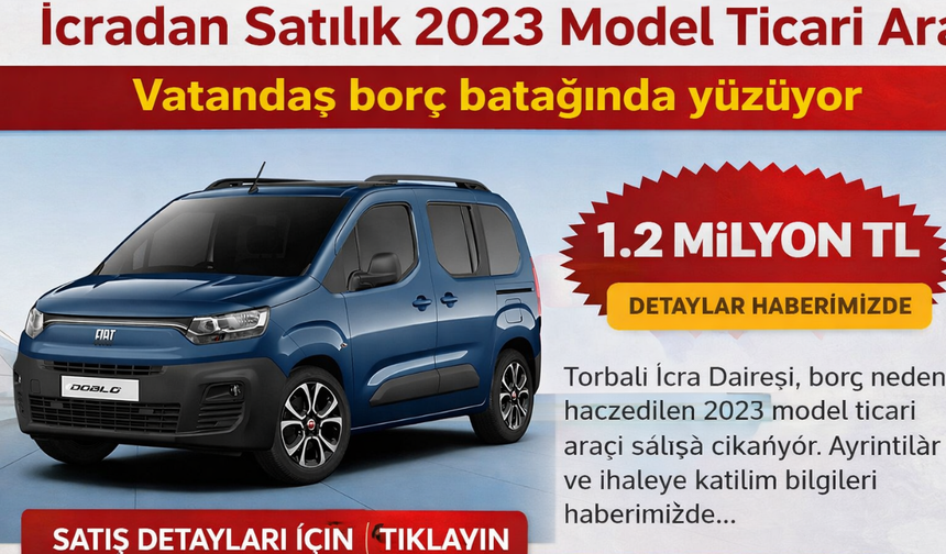 İcradan Satılık 2023 Model Ticari Araç