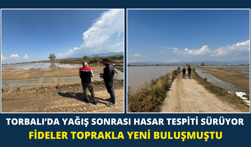 Torbalı’da Yağışın Ardından Hasar Tespit Çalışmaları Sürüyor