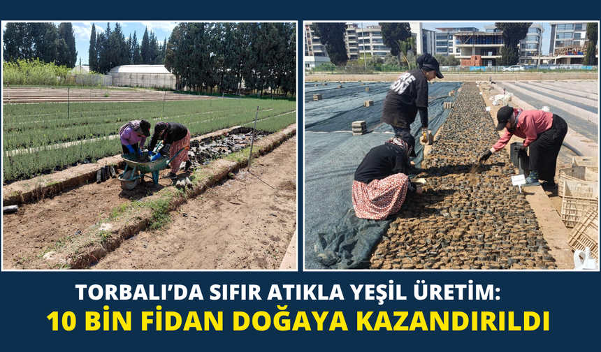 10 bin fidan doğaya kazandırıldı