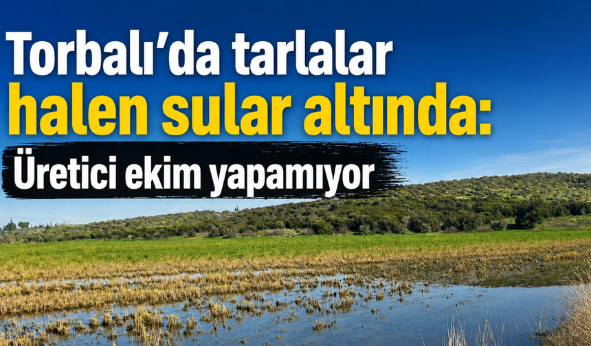 Torbalı’da tarlalar halen sular altında: Üretici ekim yapamıyor