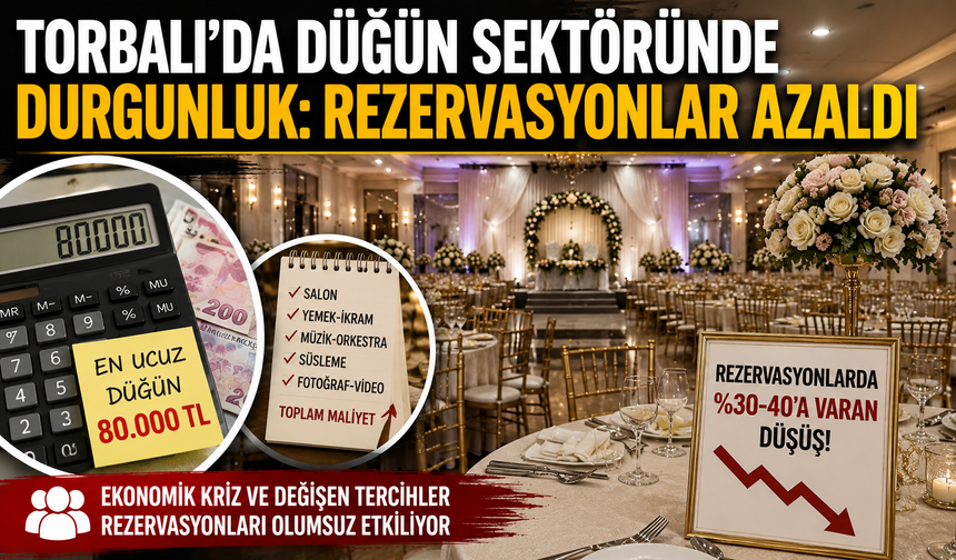 Torbalı’da rezervasyonlarda yüzde 40 düşüş!