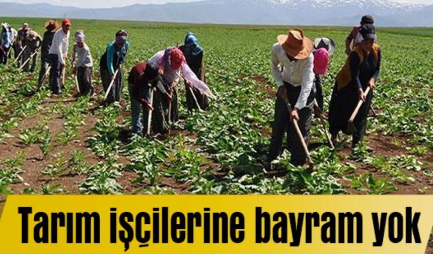Bayramda da çalıştılar...