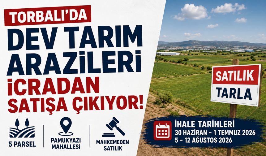 Milyonluk tarım arazileri satışa çıkarıldı
