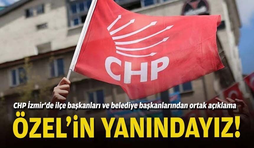 Başkan Demir: Özgür Özel'in yanındayız