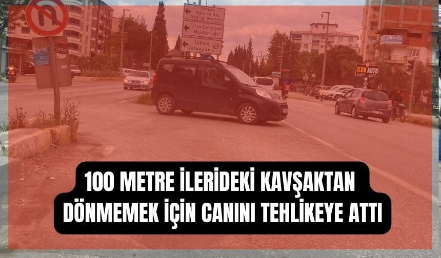 Ertuğrul Kavşağı’nda Tehlikeli Dönüş