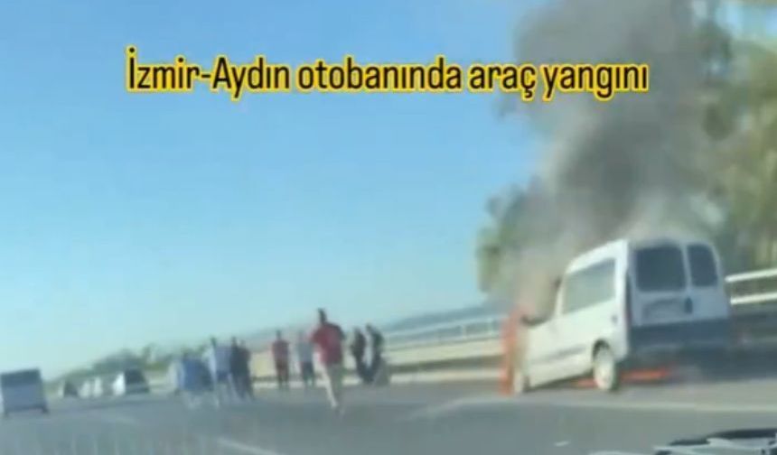 Bayram Dönüşü Korku Dolu Anlar: Otomobil Seyir Halindeyken Alev Aldı
