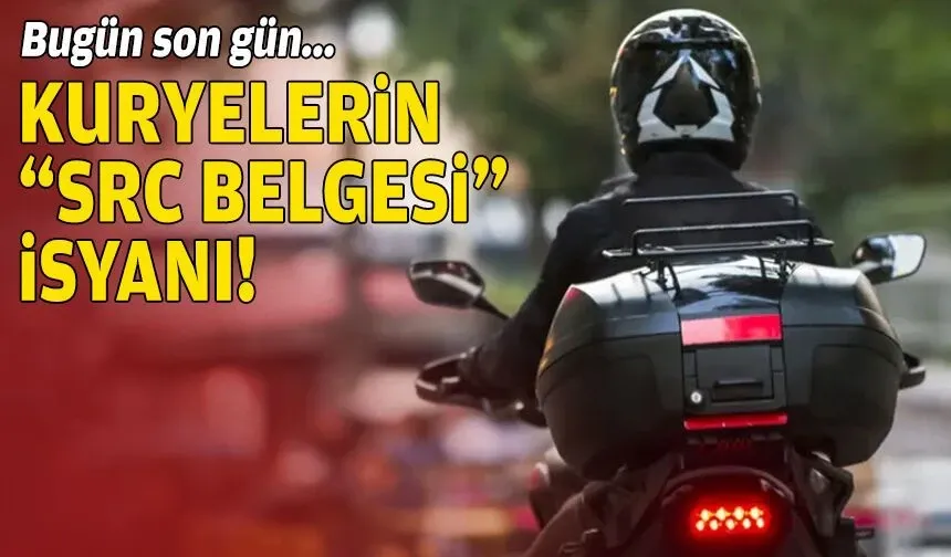 Moto kuryelerin ‘SRC belgesi’ isyanı!