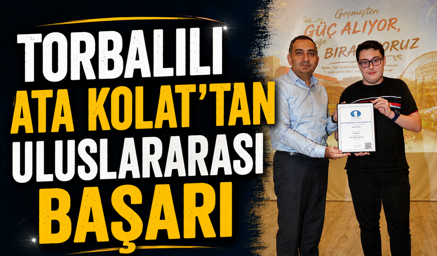 Bahçeşehirli Ata Kolat’tan Uluslararası Başarı