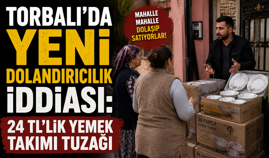 Mahalle Mahalle Geziyorlar: Torbalı’da Şüpheli Satıcılara Dikkat