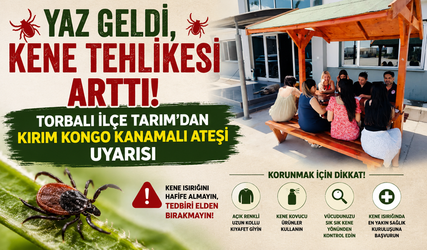 Torbalı İlçe Tarım’dan Kırım Kongo Kanamalı Ateşi Uyarısı