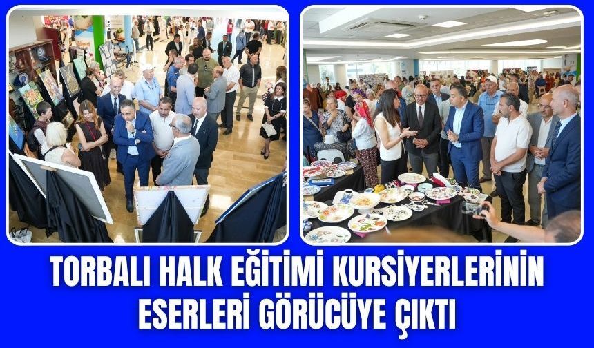 Halk Eğitimi Kursiyerlerinin Eserleri Görücüye Çıktı
