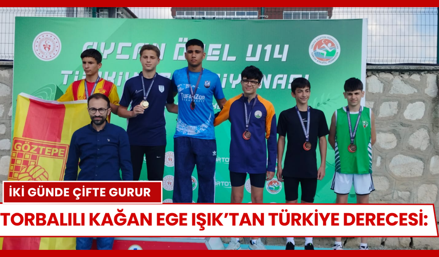 Torbalılı Kağan Ege Işık’tan Türkiye Derecesi: