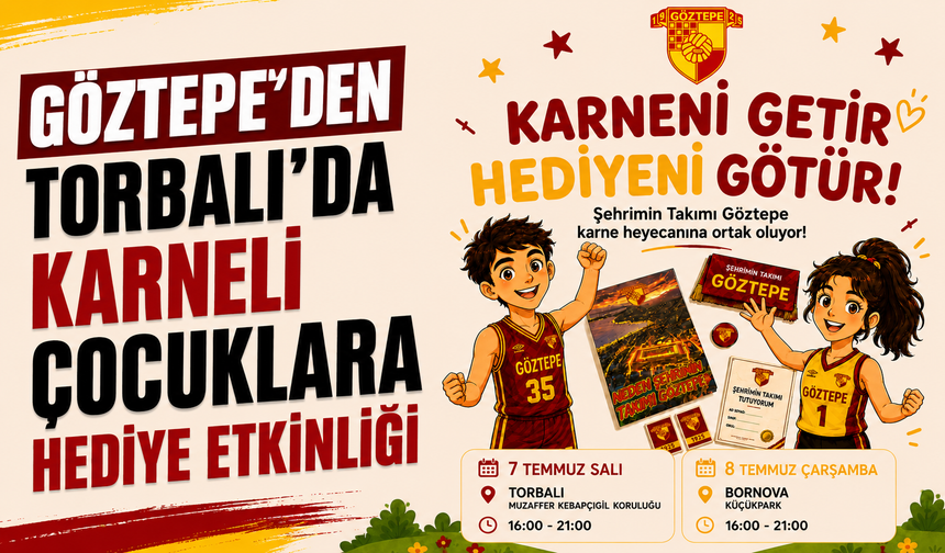 Karneni Getir, Hediyeni Al: Göztepe Torbalı'da Çocuklarla Buluşuyor