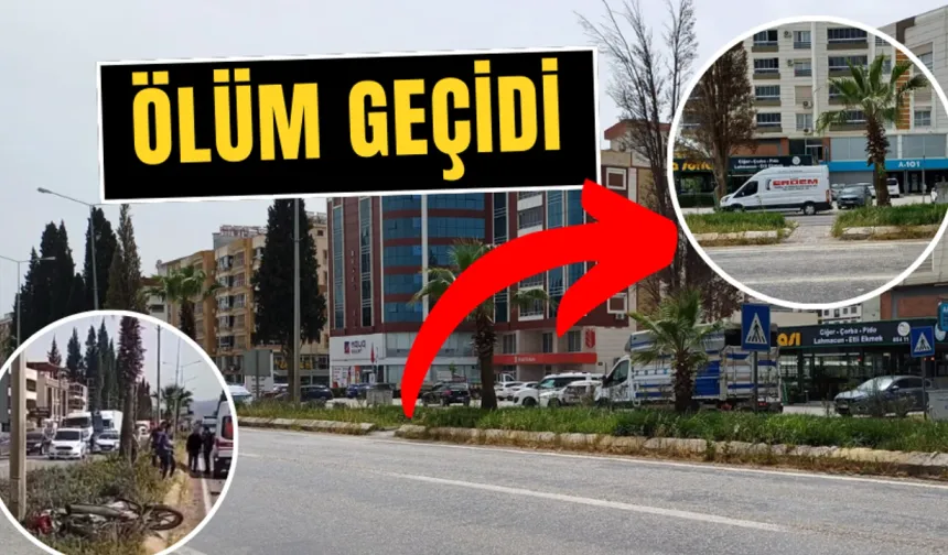 Ölümlü kazaların yaşandığı yaya geçidinde tehlike sürüyor