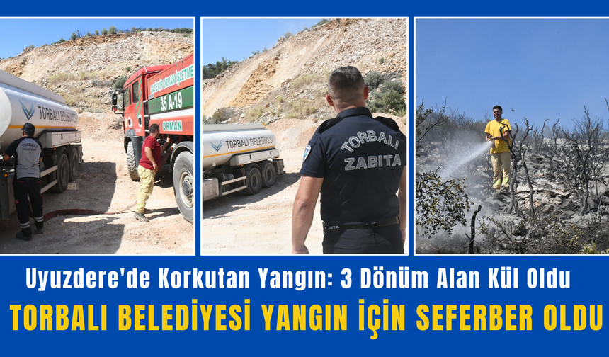 Torbalı Belediyesi Yangın İçin Seferber Oldu