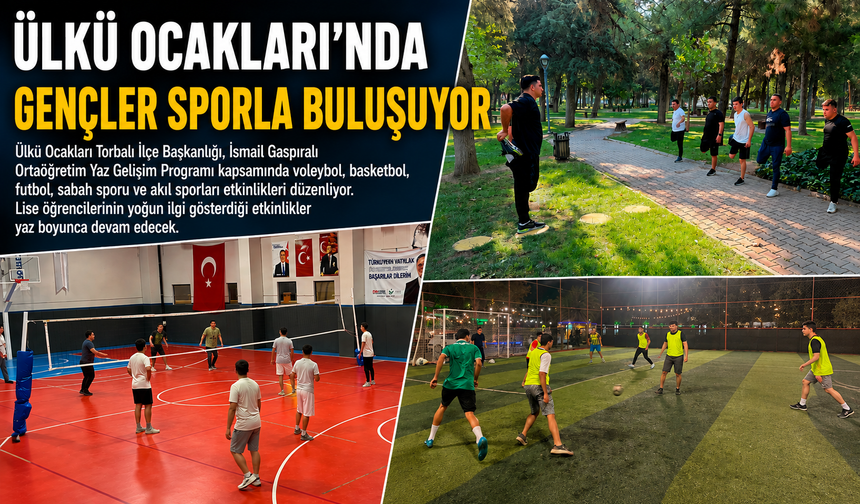 Ülkü Ocakları’nda gençler sporla buluşuyor