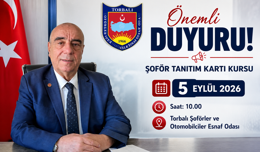 Şoförler Odasında tanıtım kartı kursu düzenlenecek