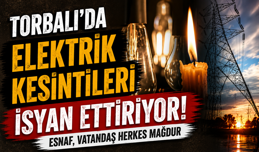 Torbalı’da Elektrik Kesintileri Can Sıkıyor