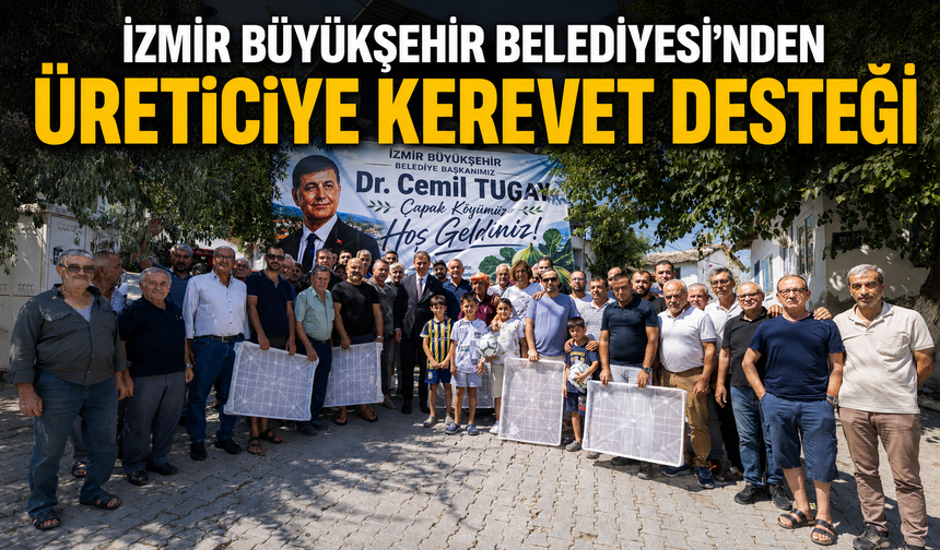 Torbalı'daki üreticilere kerevet dağıtıldı