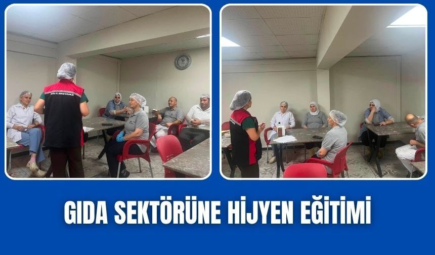 Hazır gıda çalışanlarına hijyen eğitimi