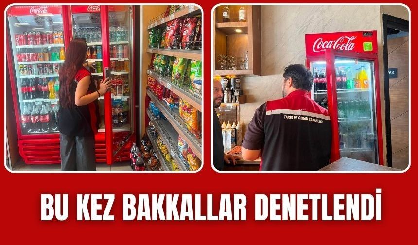 Bu kez bakkallar denetlendi
