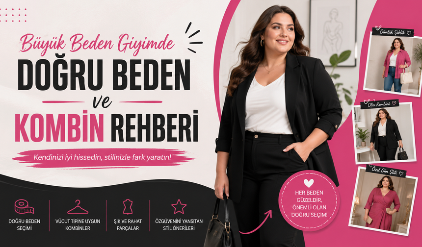 Büyük Beden Giyimde Doğru Beden ve Kombin Rehberi