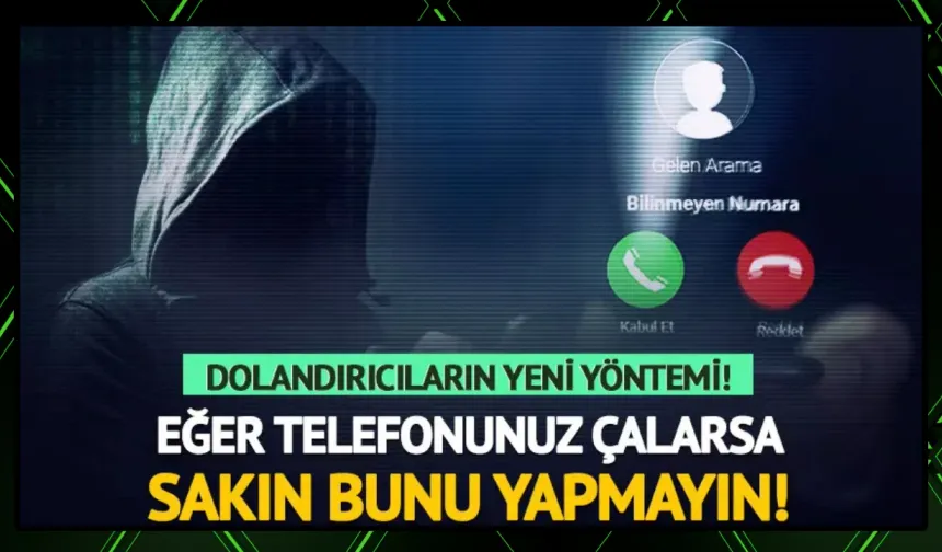 Dolandırıcılara "Evet" demeyin