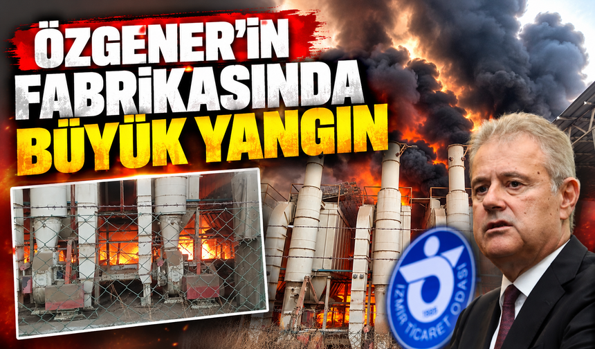 Torbalı’da Fabrika Yangını! Alevler Büyüyor