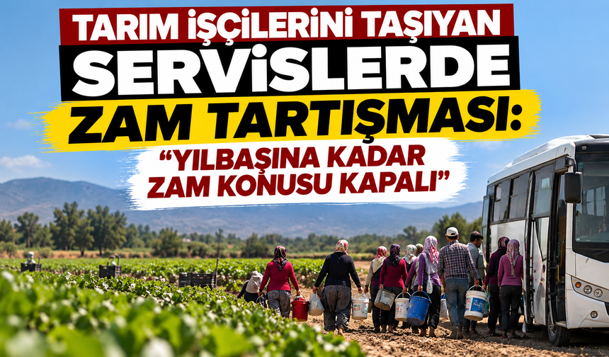 Servis ücretlerine yılbaşına kadar zam yok