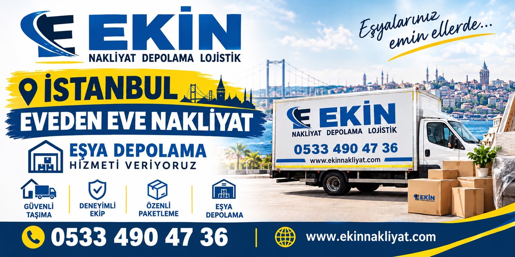 Ekin Nakliyat İstanbul’da Taşınma Sürecine Yönelik Çözümler Sunuyor